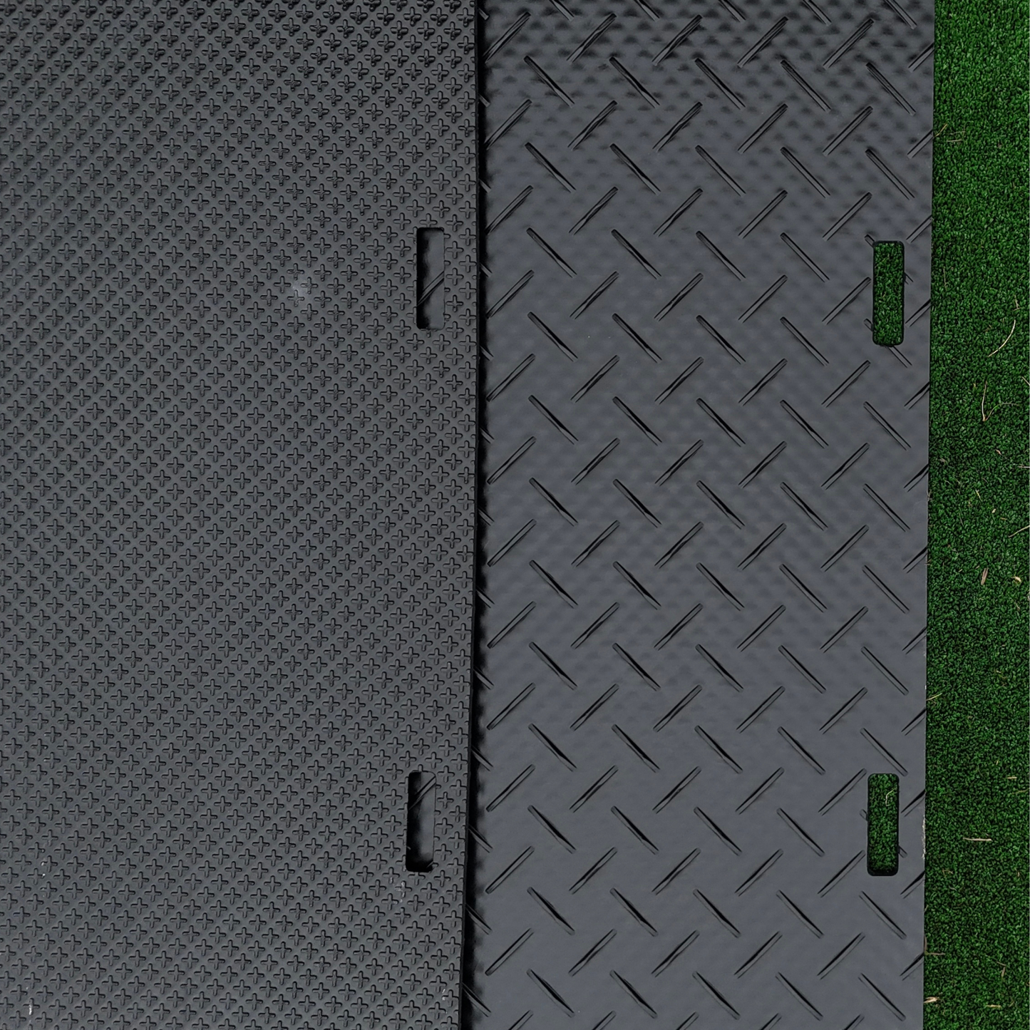 Plus Mat Heavy-Duty Ground Protection Mat 4' X 8' X .375" – Durable HDPE Surface Stabilization for Construction, Landscaping & Events