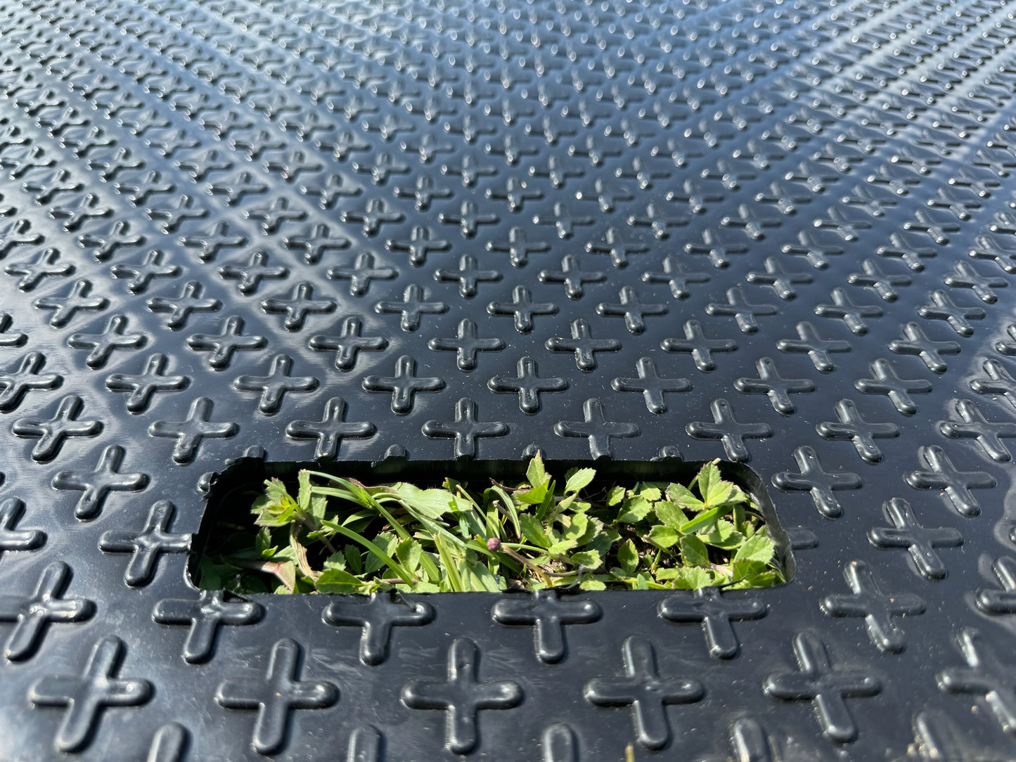 Plus Mat Heavy-Duty Ground Protection Mat 4' X 8' X .375" – Durable HDPE Surface Stabilization for Construction, Landscaping & Events