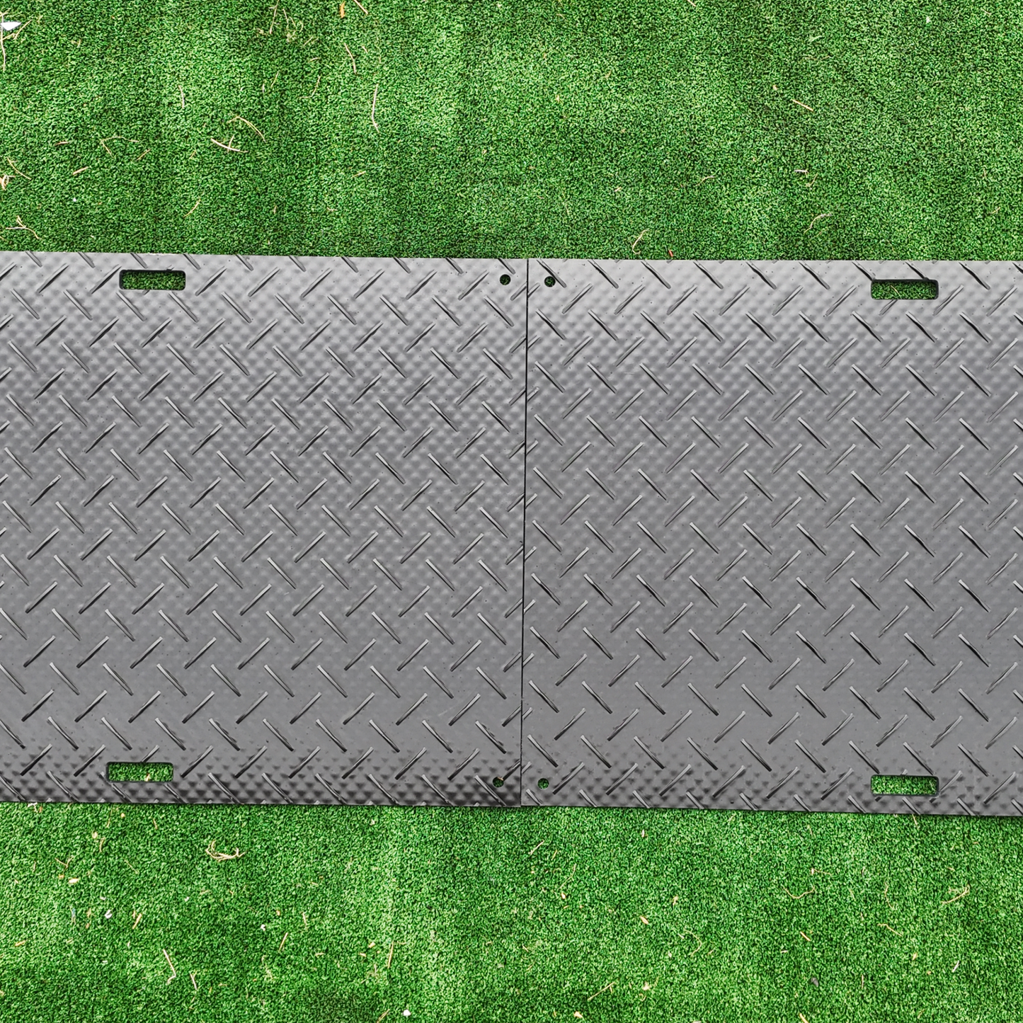 Plus Mat Heavy-Duty Ground Protection Mat 4' X 8' X .375" – Durable HDPE Surface Stabilization for Construction, Landscaping & Events